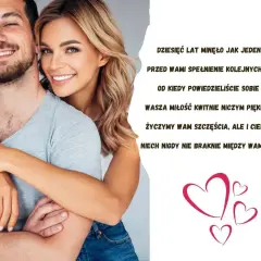 Uśmiechnięta para celebruje 25 lat małżeństwa. Krótkie życzenia na 25 lecie ślubu podkreślają kwitnącą miłość i życzą szczęścia.