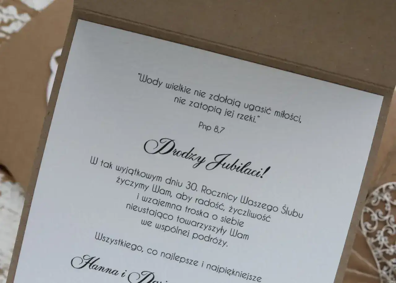 Wzruszające życzenia na 30. rocznicę ślubu, z cytatem o miłości. Idealne na 15 rocznica ślubu cytaty.